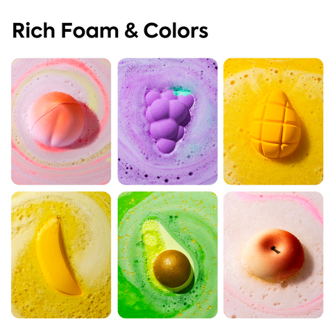 REVER SPA Fruit Bath Bombs Gift