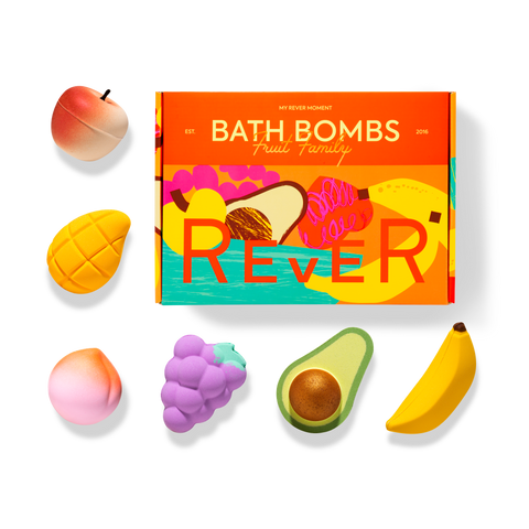 REVER SPA Fruit Bath Bombs Gift