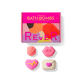 It is a rever bath bomb gift set, containing 4 shapes with a rose, lip, heart and love letter.. They would be a pampering  gift for women.