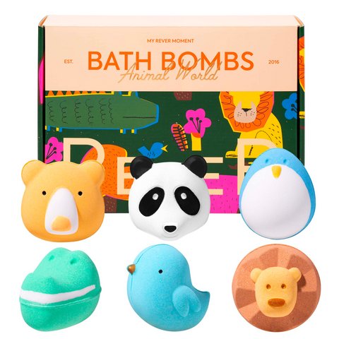 REVER SPA Animal Bath Bombs  Gift Collection