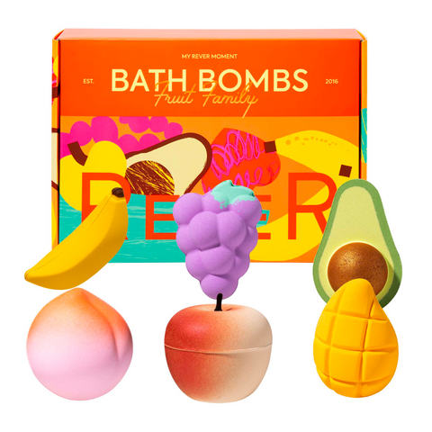 REVER SPA Fruit Bath Bombs Gift