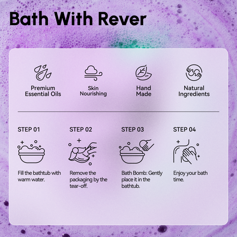 REVER SPA Animal Family Bath Bombs  Gift Collection(3 Balls)