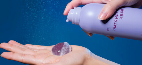 a pump of crystal shower jelly on hand