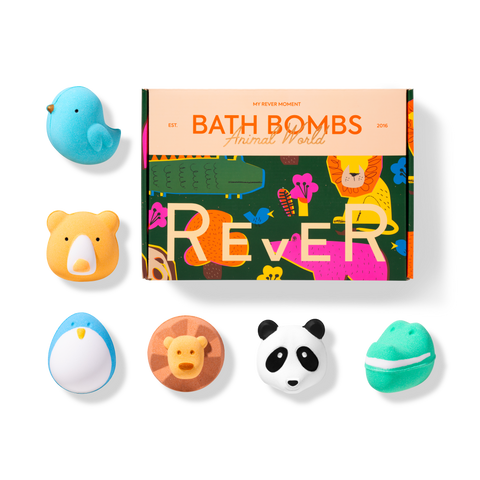 REVER SPA Animal Bath Bombs  Gift Collection