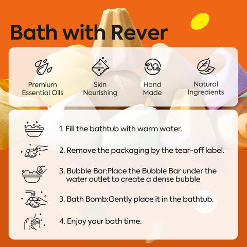 REVER SPA Amour Bath Bomb Collection