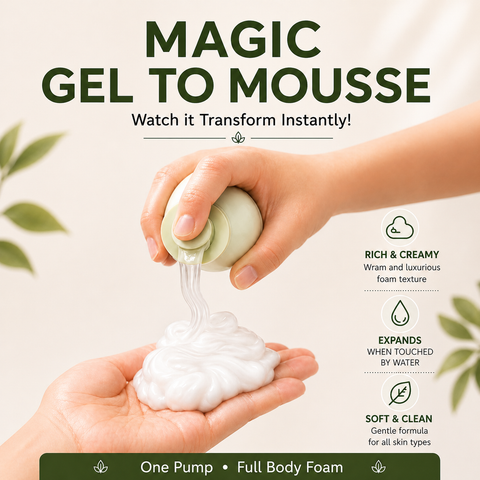 REVER SPA Foaming Body Wash - STILL MOSS