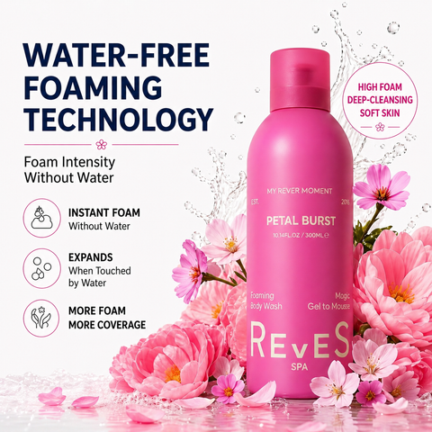 REVER SPA Foaming Body Wash - STILL MOSS