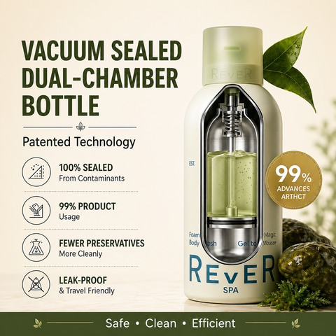 REVER SPA Foaming Body Wash - STILL MOSS