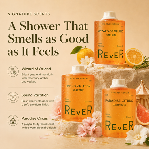 REVER SPA Shower Oil – SPRING VACATION