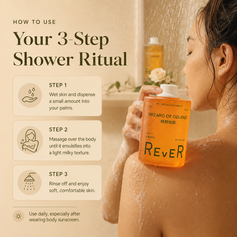 REVER SPA Shower Oil – SPRING VACATION