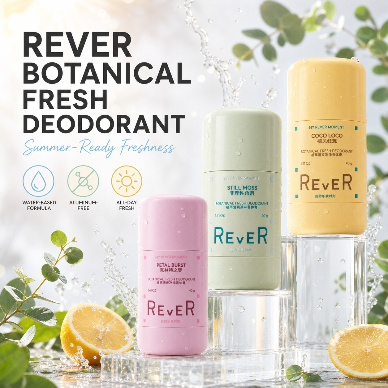 REVER Botanical Fresh Deodorant